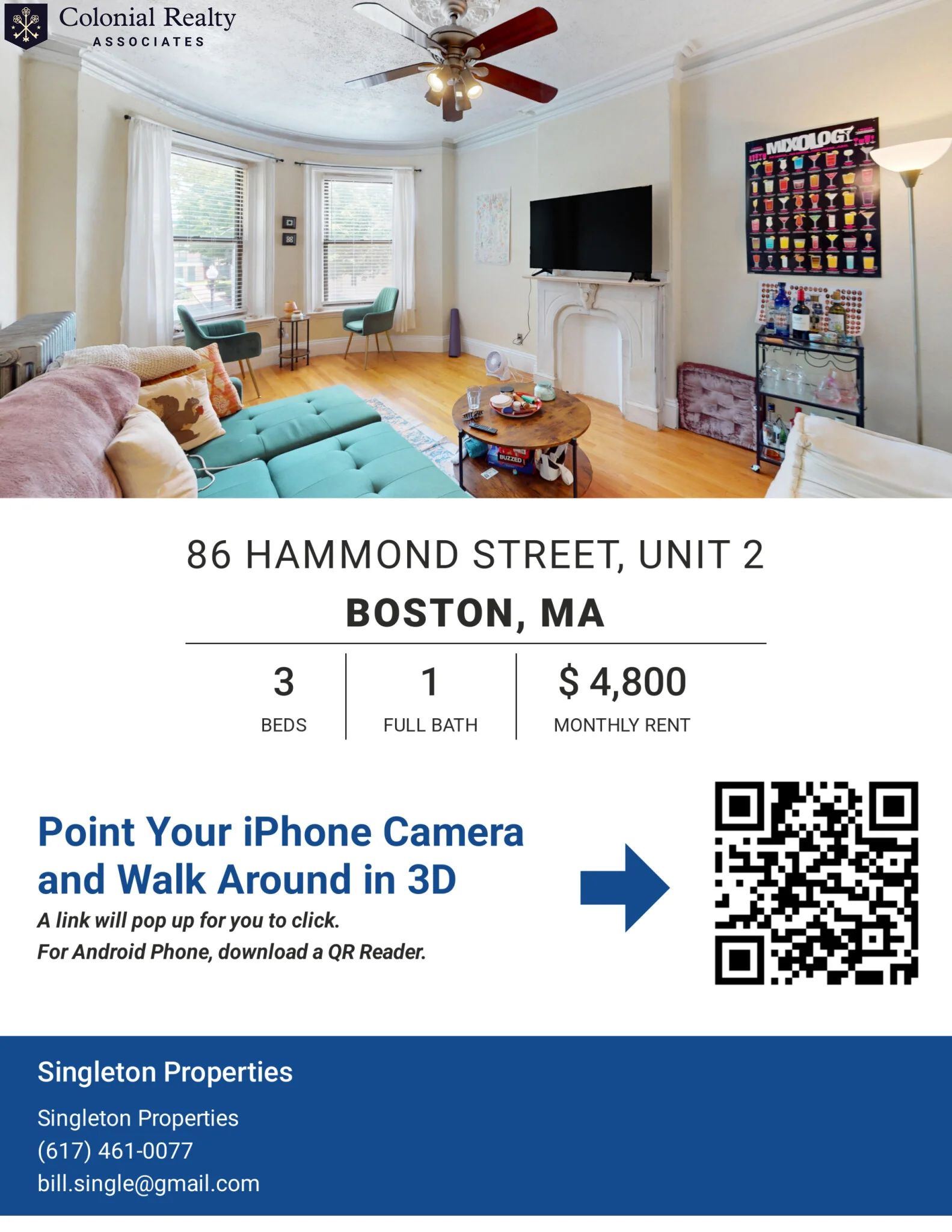 86 Hammond St, Roxbury