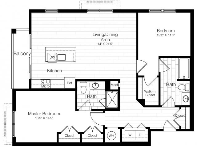 2 bed, 2 bath apartment for rent at 1 Repton Pl Unit 2310, Watertown — photo 2 of 2