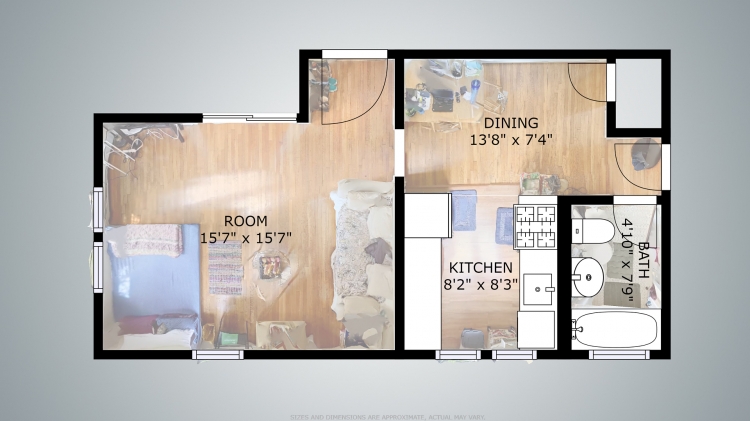 Studio bed, 1 bath apartment for rent at 38 Day St Unit 23A, Davis Square