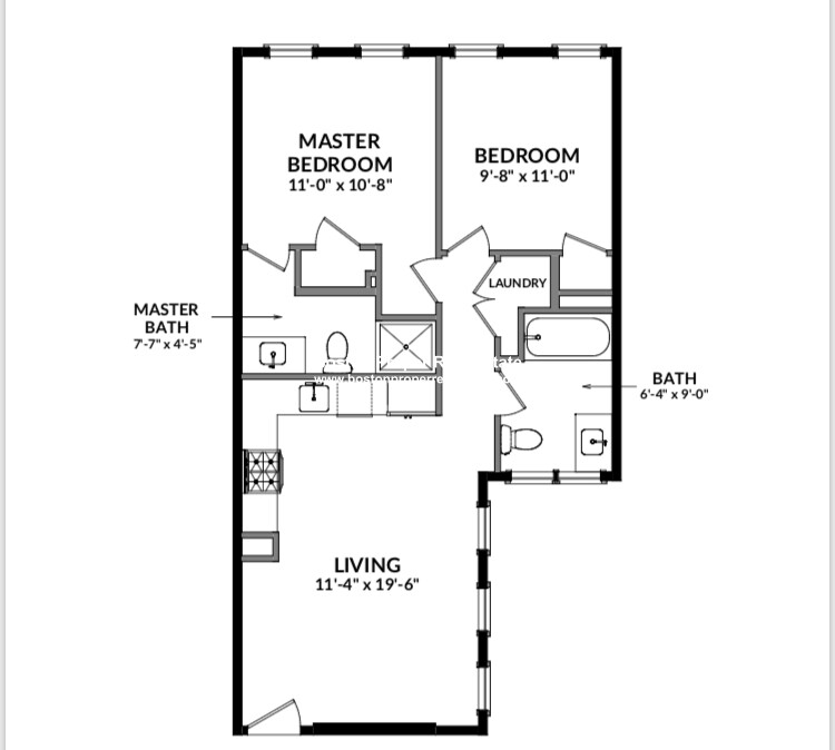2 bed, 2 bath apartment for rent at 11 Temple St Unit 7, Beacon Hill — photo 14 of 20
