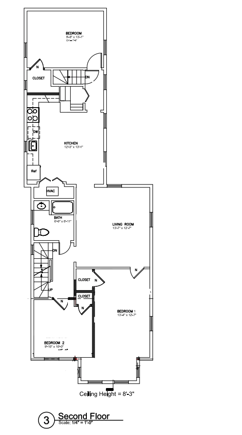 4 bed, 2 bath apartment for rent at 34 Sargent Ave Unit 2, Winter Hill — photo 21 of 22