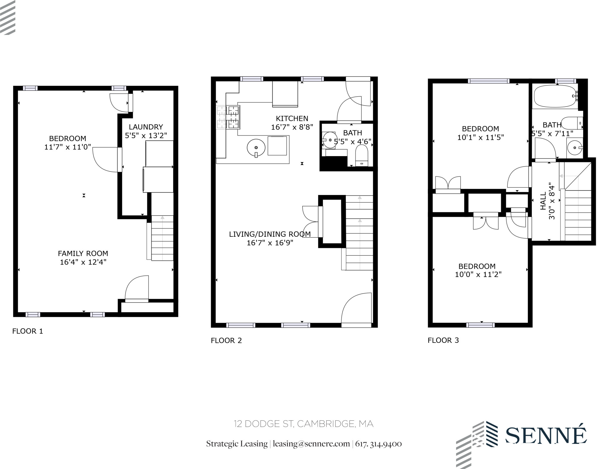 2 bed, 1.5 bath apartment for rent at 12 Dodge St Unit 2, Cambridgeport — photo 13 of 14