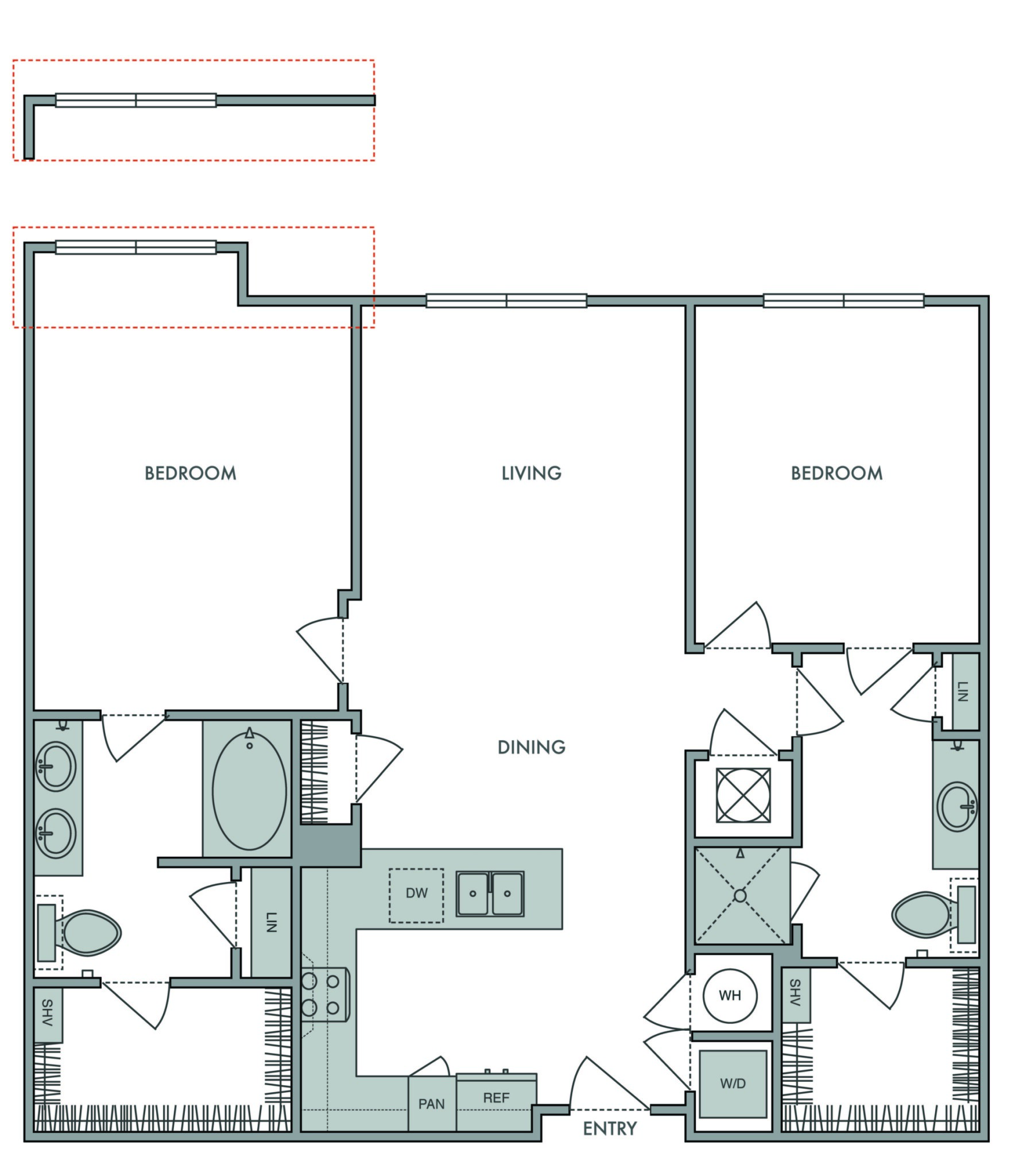 2 bed, 2 bath apartment for rent at 130 Cambridgepark Dr Unit 119, North Cambridge — photo 3 of 3