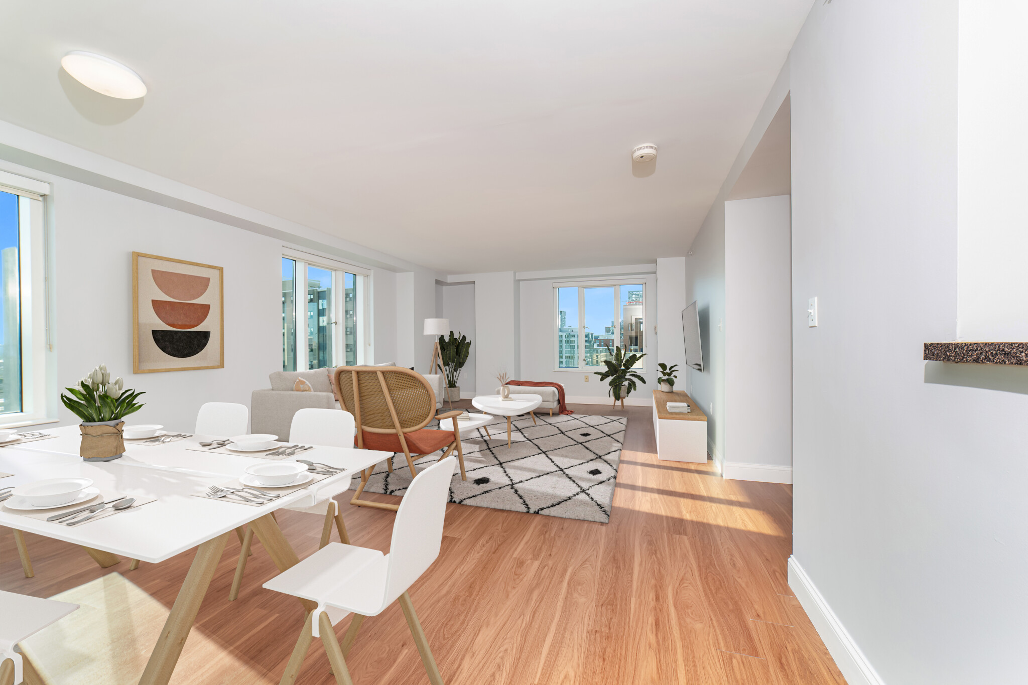 3 bed, 2 bath apartment for rent at 1 Nassau St Unit 806, Back Bay — photo 3 of 7