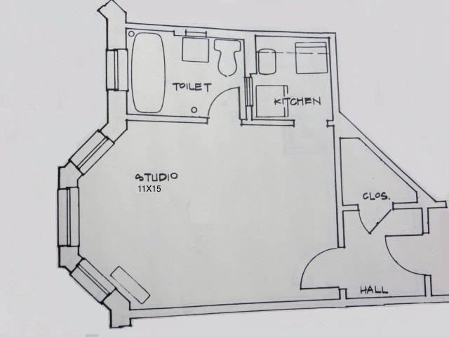Studio bed, 1 bath apartment for rent at 331 Huntington Ave Unit 26, Fenway — photo 1 of 2