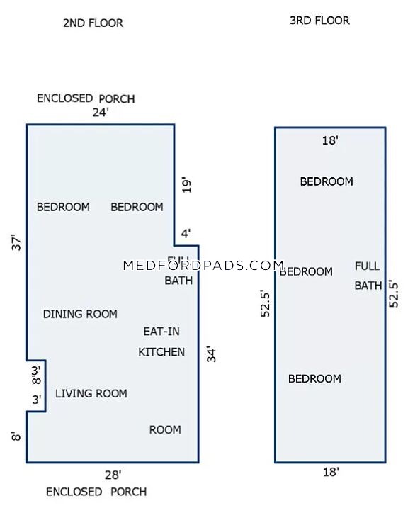 5 bed, 2 bath apartment for rent at 132 George St Unit 2, Tufts University — photo 11 of 14