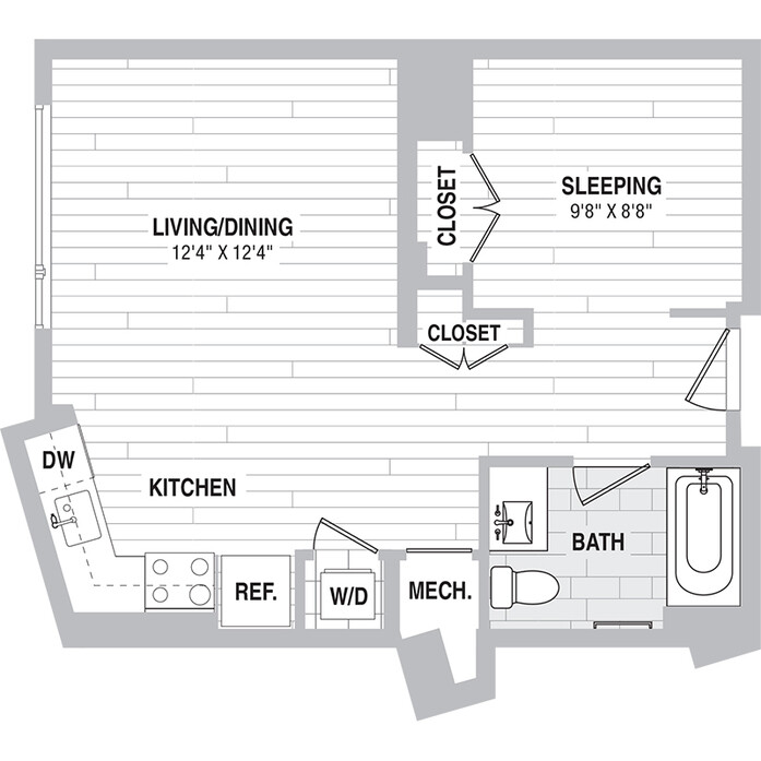 Studio bed, 1 bath apartment for rent at 165 Cambridge Park Dr Unit 410, North Cambridge — photo 1 of 3