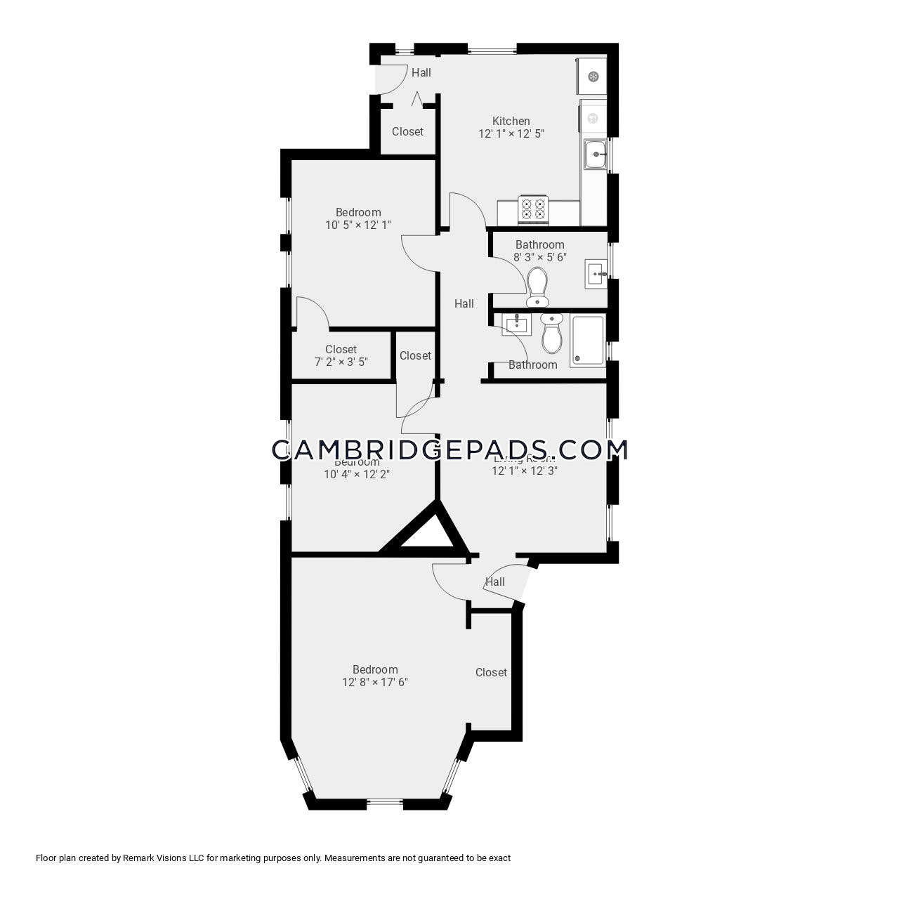3 bed, 1.5 bath apartment for rent at 10 Clary St Unit 1, Inman Square — photo 15 of 16
