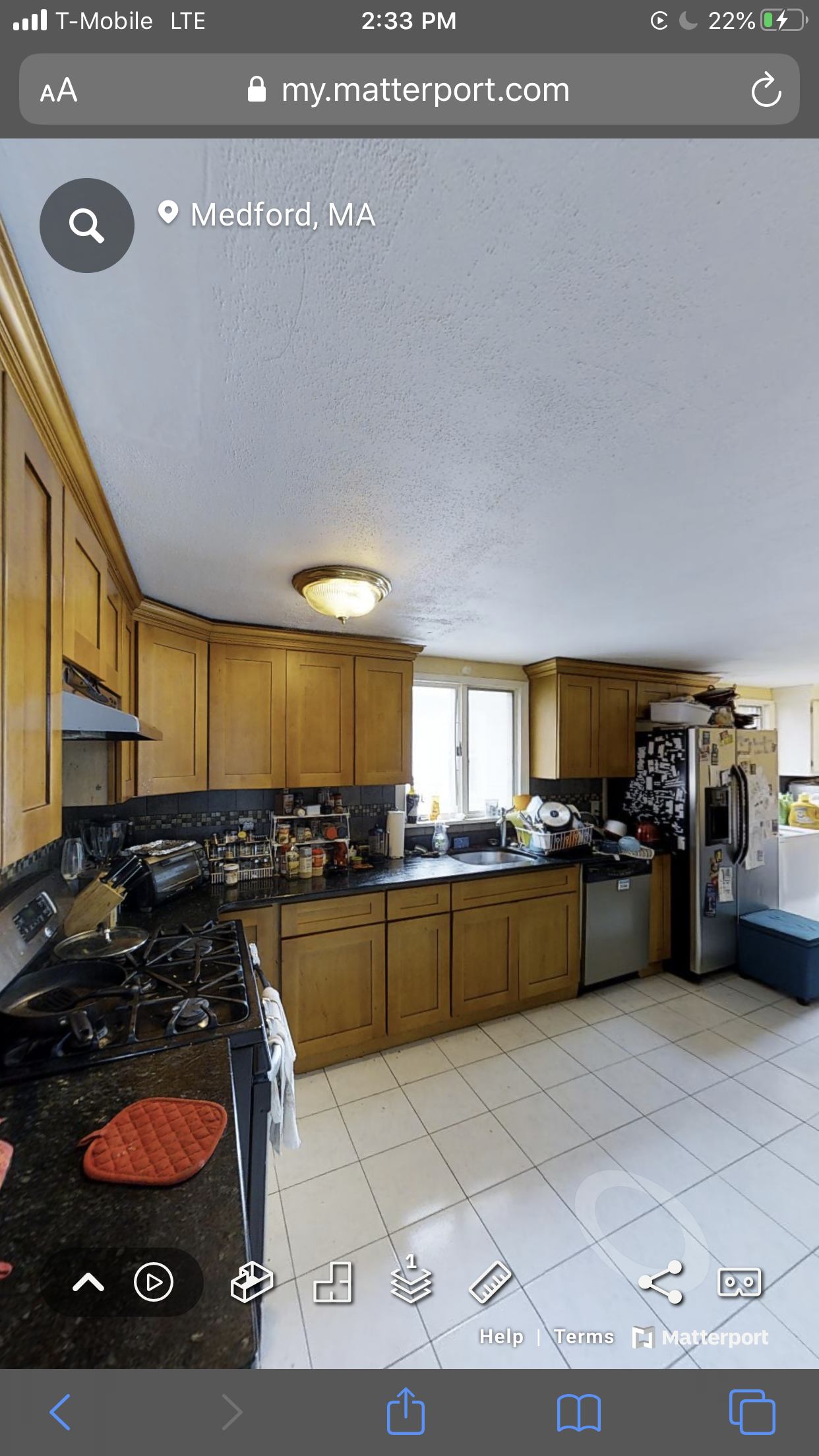 7 bed, 2 bath apartment for rent at 54 Bristol Rd Unit 2, Medford — photo 3 of 8