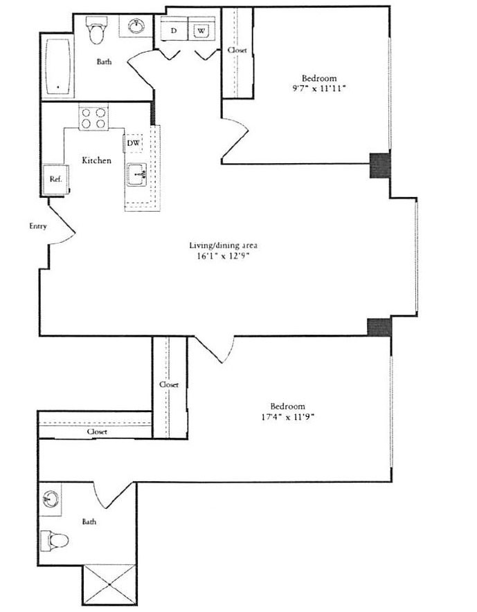 2 bed, 2 bath apartment for rent at 30 Cambridge Park Dr Unit 4111, North Cambridge — photo 3 of 3