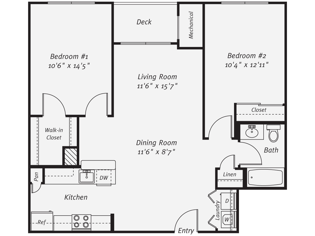 2 bed, 2 bath apartment for rent at 99 Needham St Unit A-1111, Newton