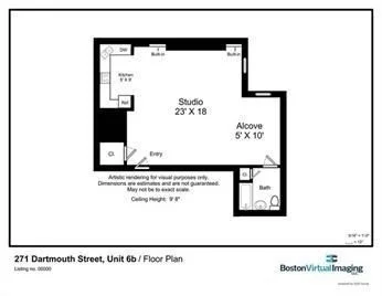 271 Dartmouth St, Back Bay