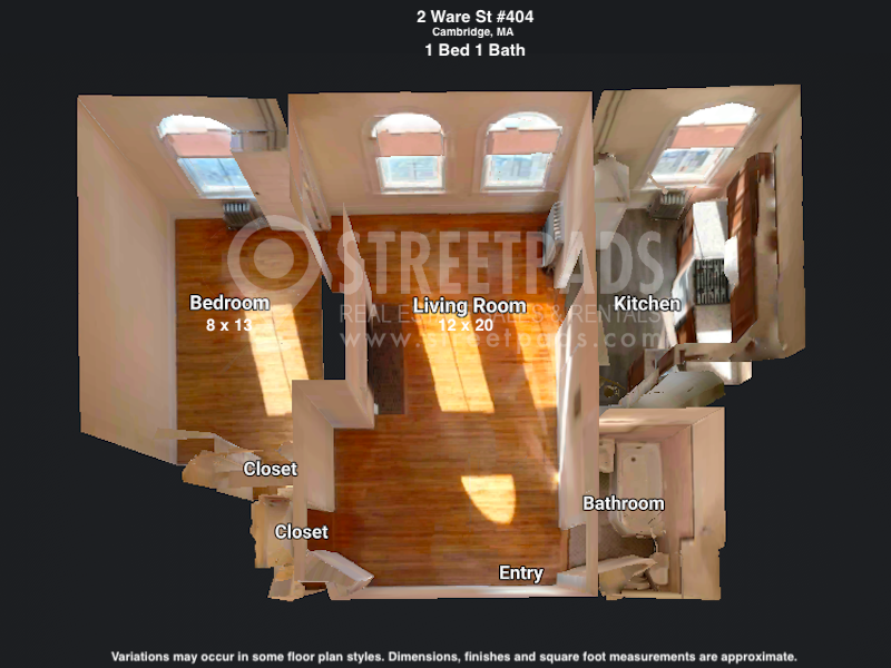 1 bed, 1 bath apartment for rent at 2 Ware St Unit 404, Jamaica Plain — photo 1 of 17