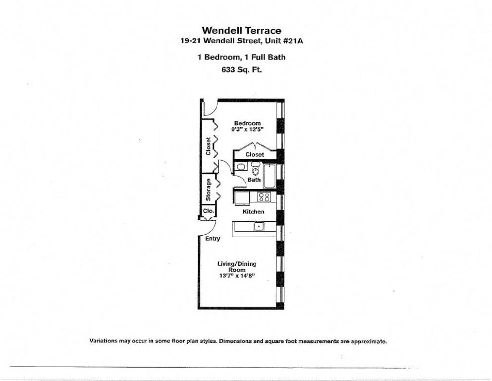 1 bed, 1 bath apartment for rent at 19 Wendell St Unit 19-05, Baldwin