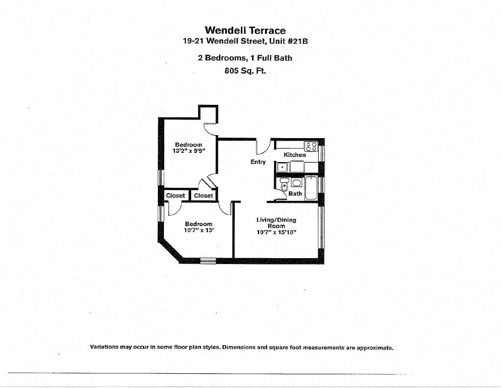 2 bed, 1 bath apartment for rent at 19 Wendell St Unit 21-20, Baldwin — photo 2 of 3