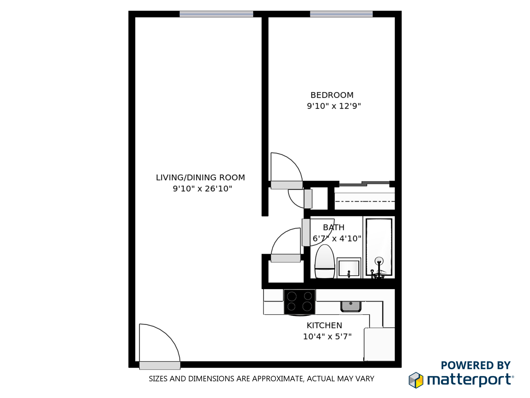 1 bed, 1 bath apartment for rent at 18 Murdock St Unit 2-5, Powder House Square — photo 4 of 10