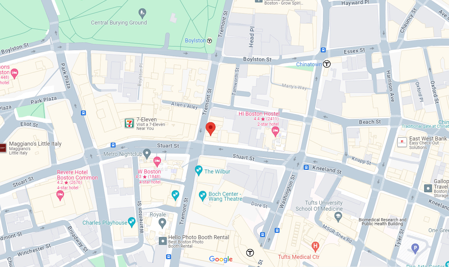 230 Tremont St, Downtown