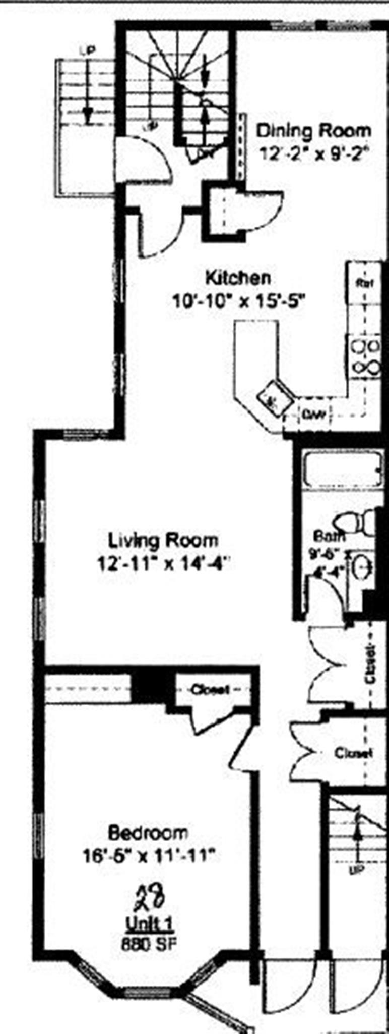 1 bed, 1 bath apartment for rent at 28 Healey St Unit 2, Harvard Square — photo 13 of 16