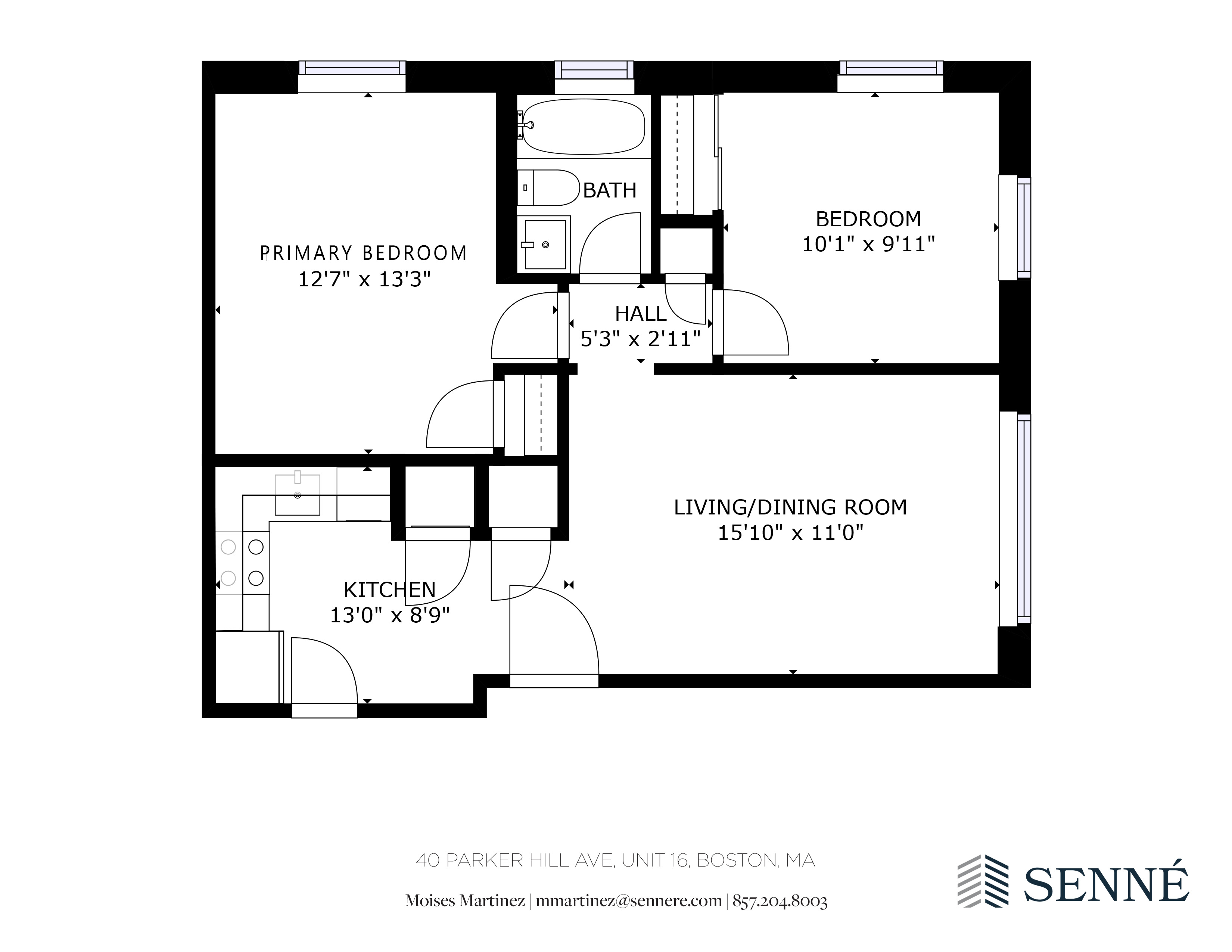 2 bed, 1 bath apartment for rent at 44 Parker Hill Ave Unit 8, Mission Hill — photo 2 of 9