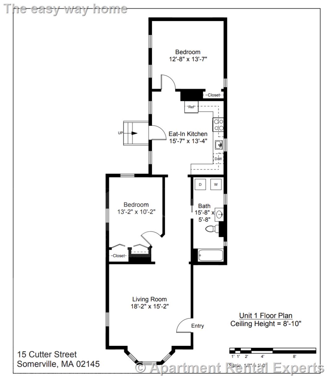 2 bed, 1 bath apartment for rent at 15 Cutter St Unit 1, Davis Square — photo 11 of 11