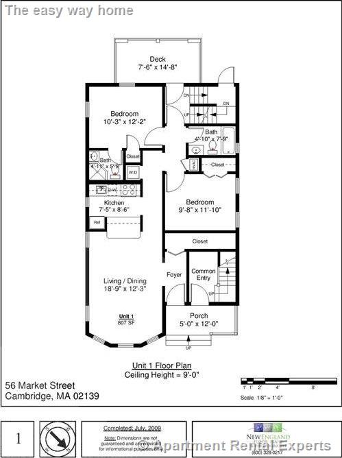 2 bed, 2 bath apartment for rent at 56 Market Unit First Floor, Central Square — photo 14 of 14