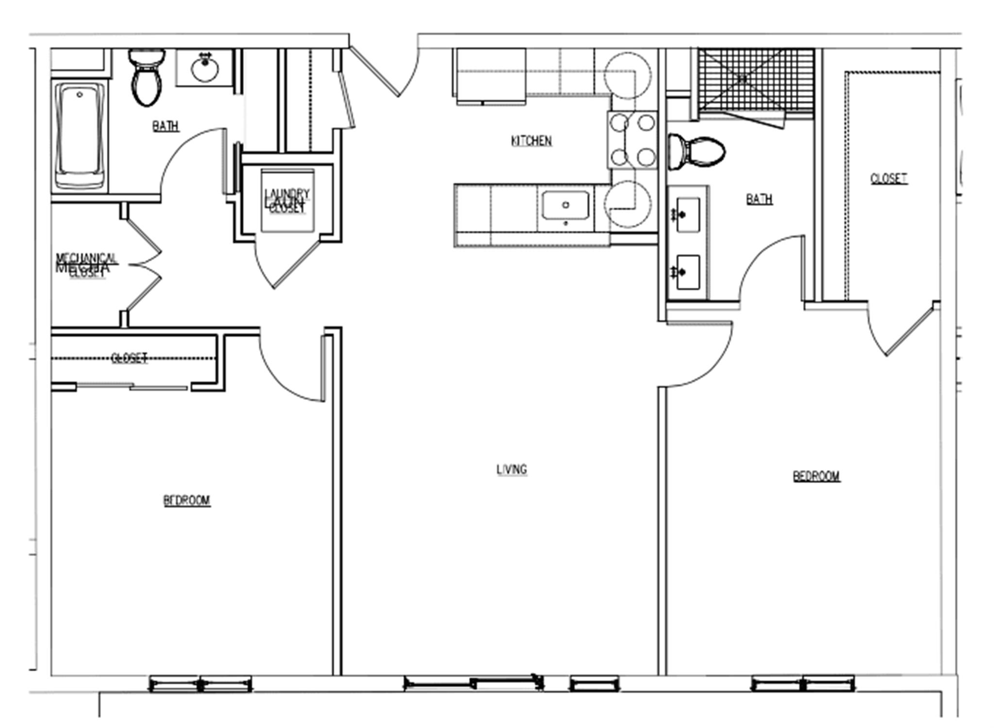 2 bed, 2 bath apartment for rent at 519 Broadway Unit 507, Magoun Square — photo 8 of 10