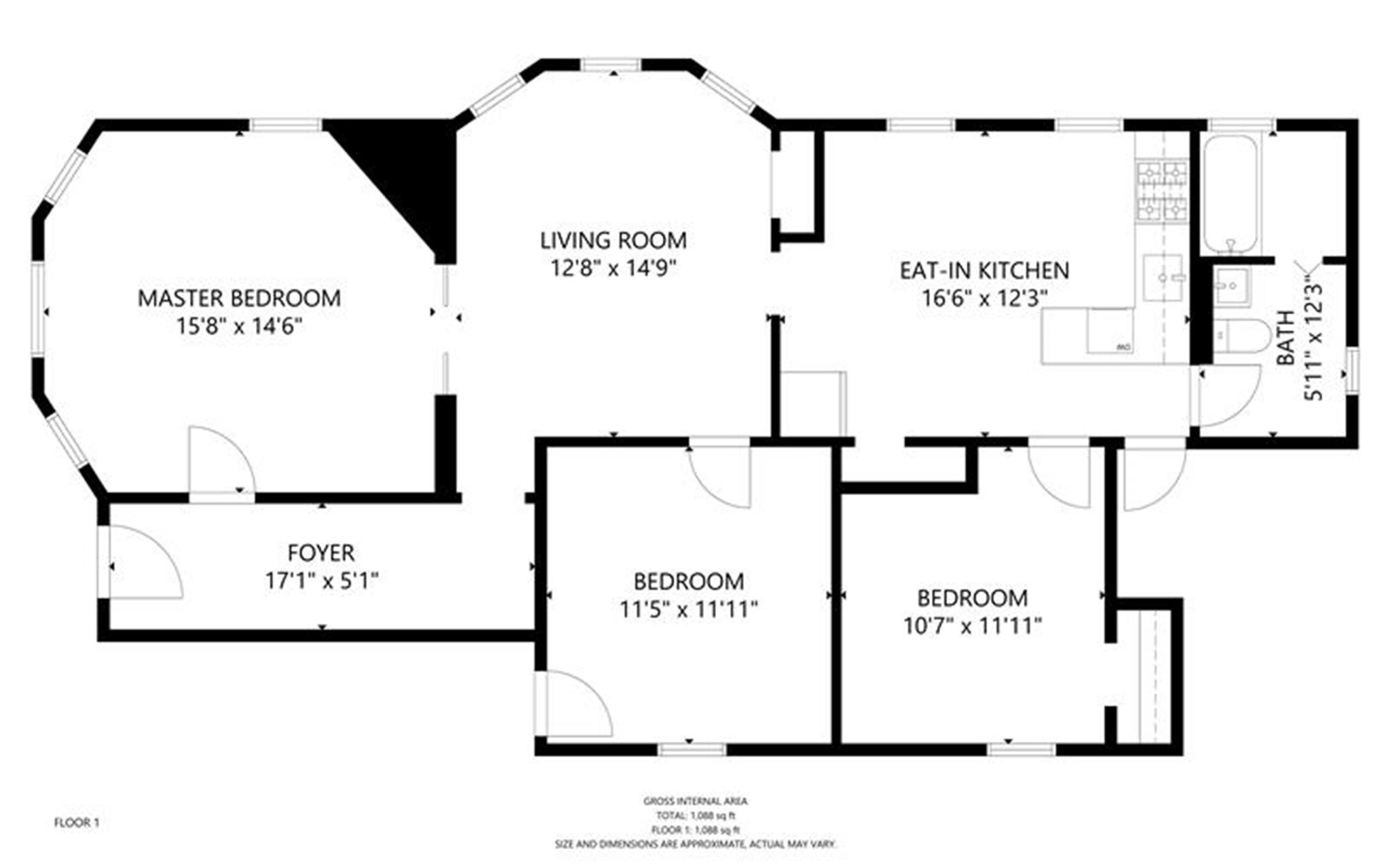 318 Beacon St, Ward Two