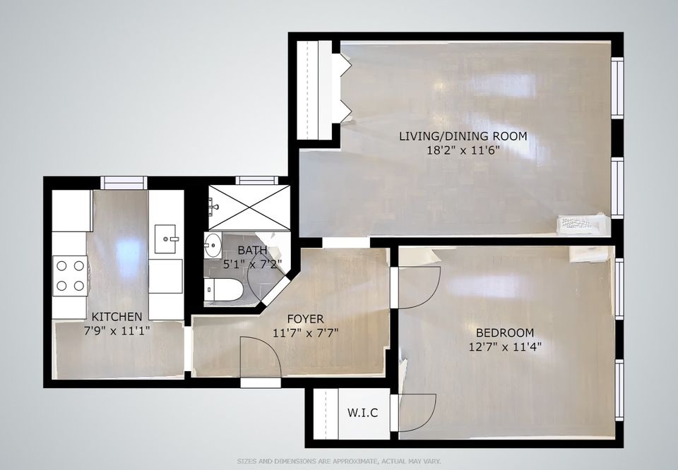 1 bed, 1 bath apartment for rent at 36 Queensberry St Unit 16F, Fenway — photo 7 of 7