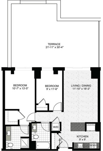 2 bed, 2 bath apartment for rent at 101 Canal St Unit 620, North End — photo 1 of 2
