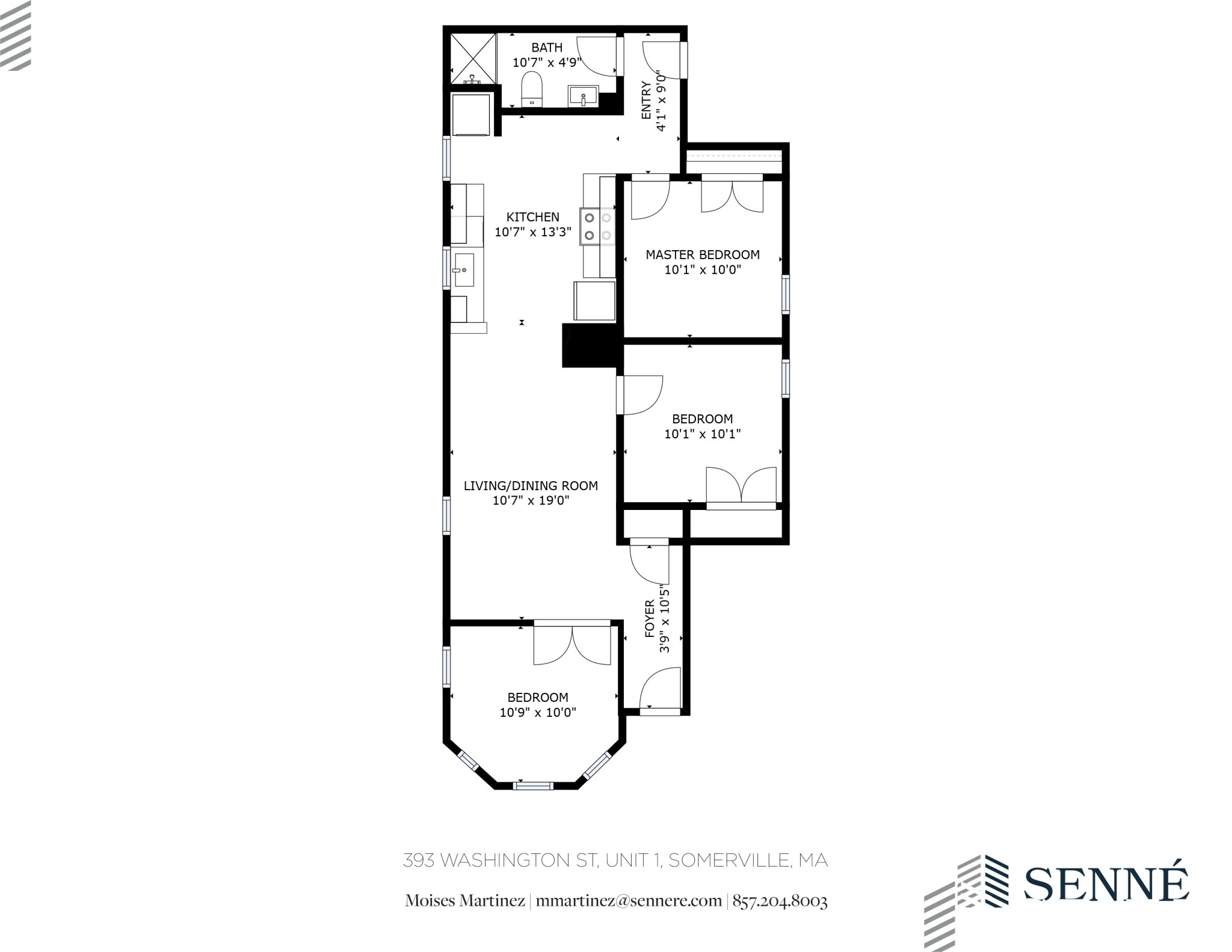 393 Washington St, Ward Two