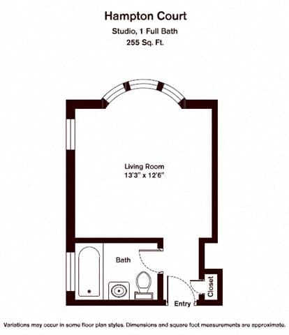 Studio bed, 1 bath apartment for rent at 1223 Beacon St Unit 314, Brookline — photo 2 of 3