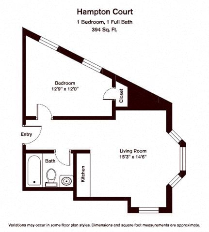 1 bed, 1 bath apartment for rent at 1223 Beacon St Unit 205, Brookline — photo 1 of 3
