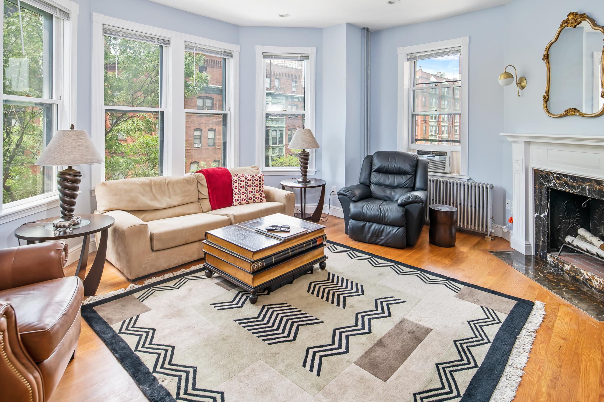 3 bed, 2 bath apartment for rent at 411 Marlborough St Unit 6, Back Bay