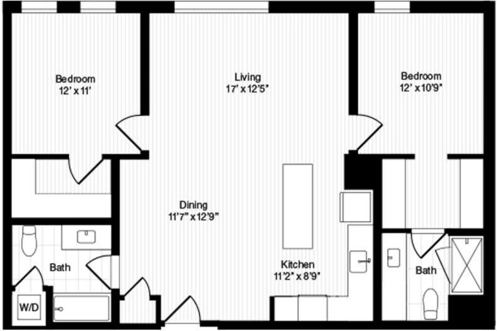 2 bed, 2 bath apartment for rent at 50 Malden St Unit 502, South End — photo 13 of 20