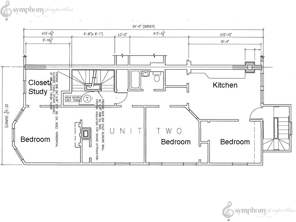 3 bed, 1 bath apartment for rent at 201 High St Unit 2, Brookline
