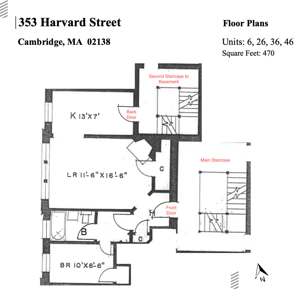 353 Harvard, Mid Cambridge