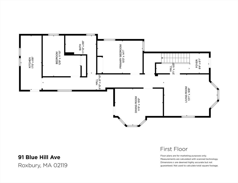 91 Blue Hill Ave, Boston