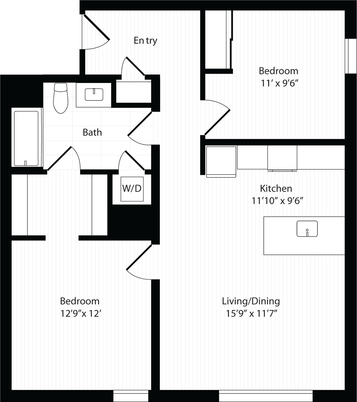 2 bed, 1 bath apartment for rent at 50 Malden St Unit 725, South End — photo 17 of 18