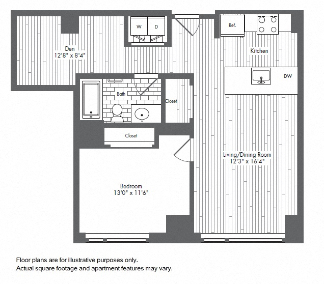 1 bed, 1 bath apartment for rent at 505 Congress St Unit 1811, Seaport District — photo 9 of 9