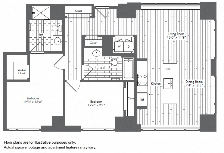 2 bed, 2 bath apartment for rent at 505 Congress St Unit 601, Seaport District — photo 12 of 12