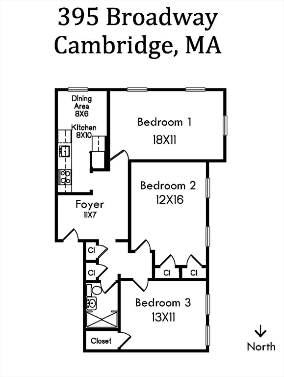 395 Broadway, Mid-Cambridge