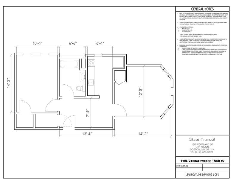 2 bed, 1 bath apartment for rent at 1185 Commonwealth Ave Unit 7, Allston