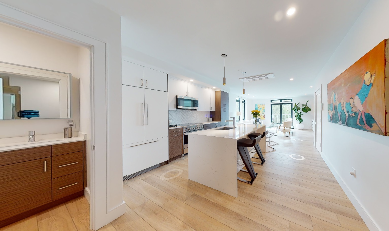 2 bed, 2.5 bath apartment for rent at 1948 Washington St Unit 5G, South End