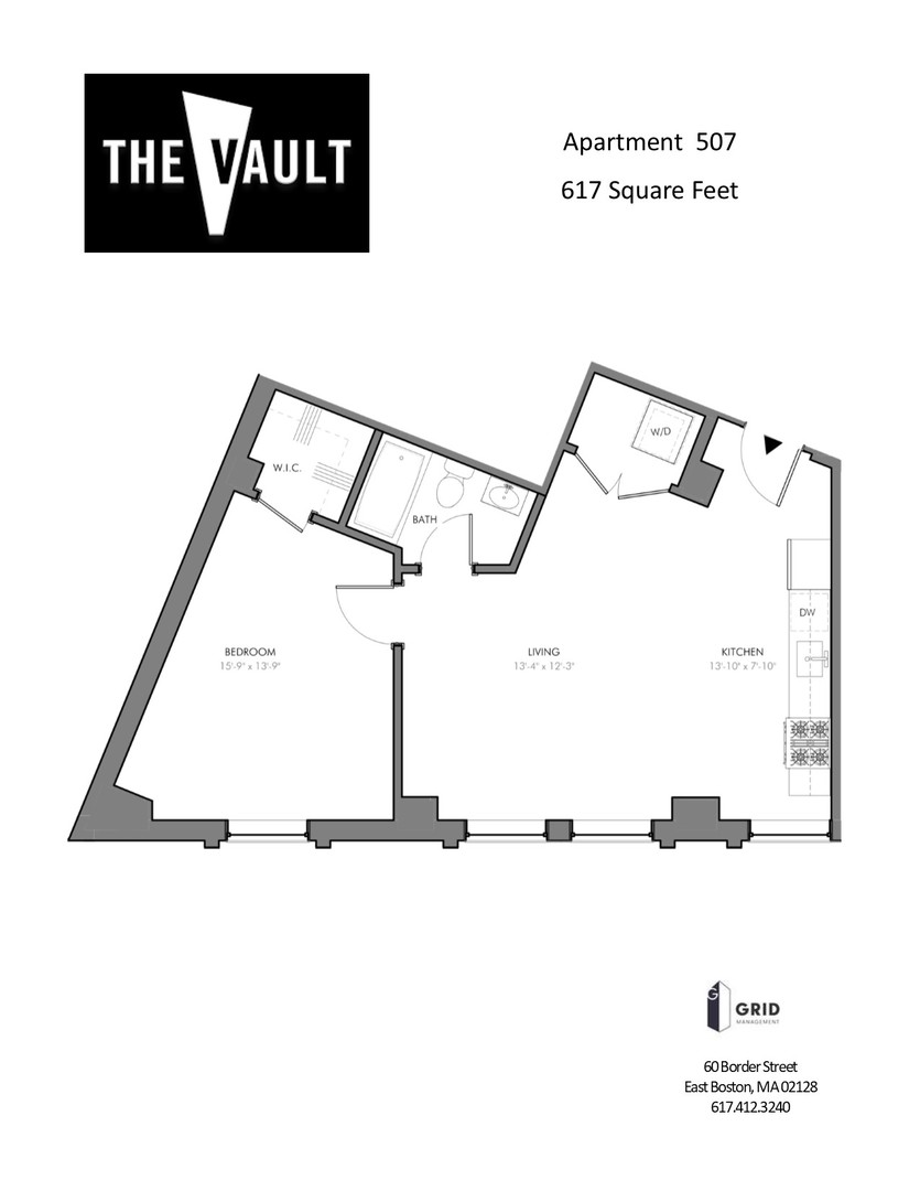 1 bed, 1 bath apartment for rent at 23 Central Ave Unit 507, Lynn — photo 6 of 6