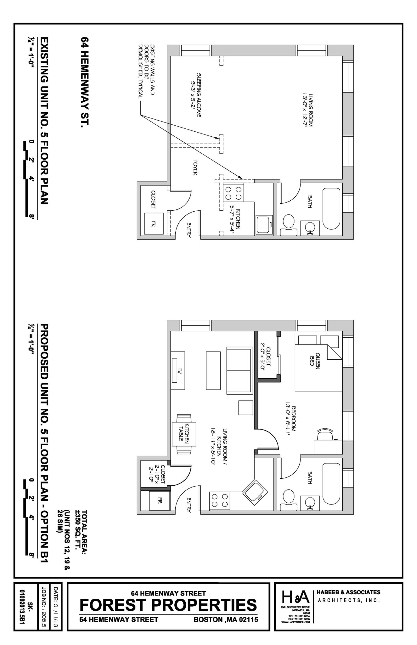 1 bed, 1 bath apartment for rent at 64 Hemenway St Unit 12, Back Bay — photo 2 of 2