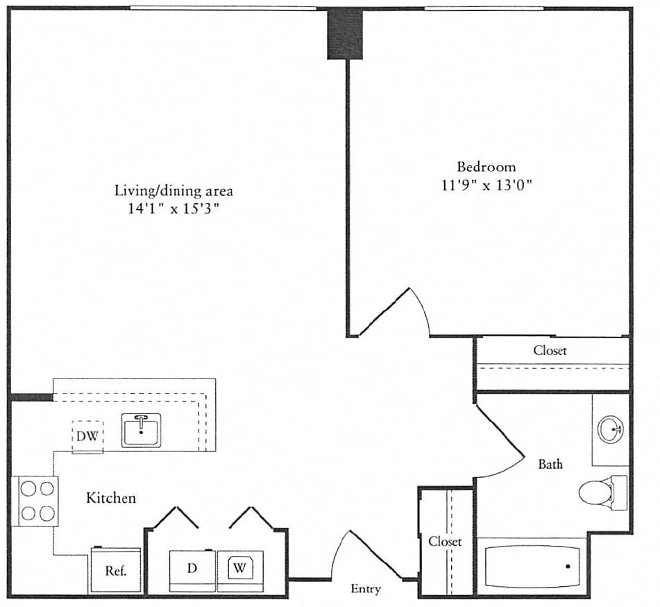1 bed, 1 bath apartment for rent at 30 Cambridge Park Dr Unit 2109, North Cambridge — photo 1 of 3