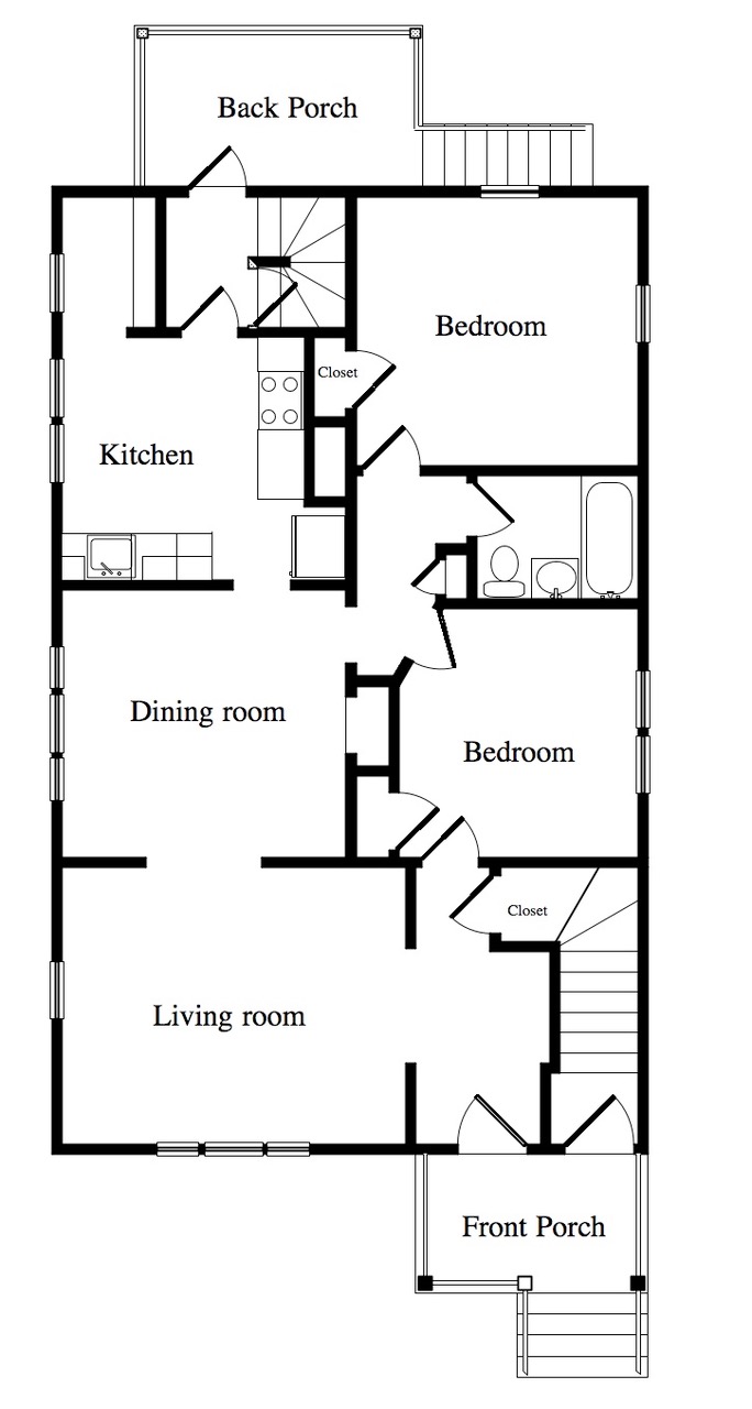 2 bed, 1 bath apartment for rent at 87 Kenwood St Unit 1, Dorchester — photo 11 of 20