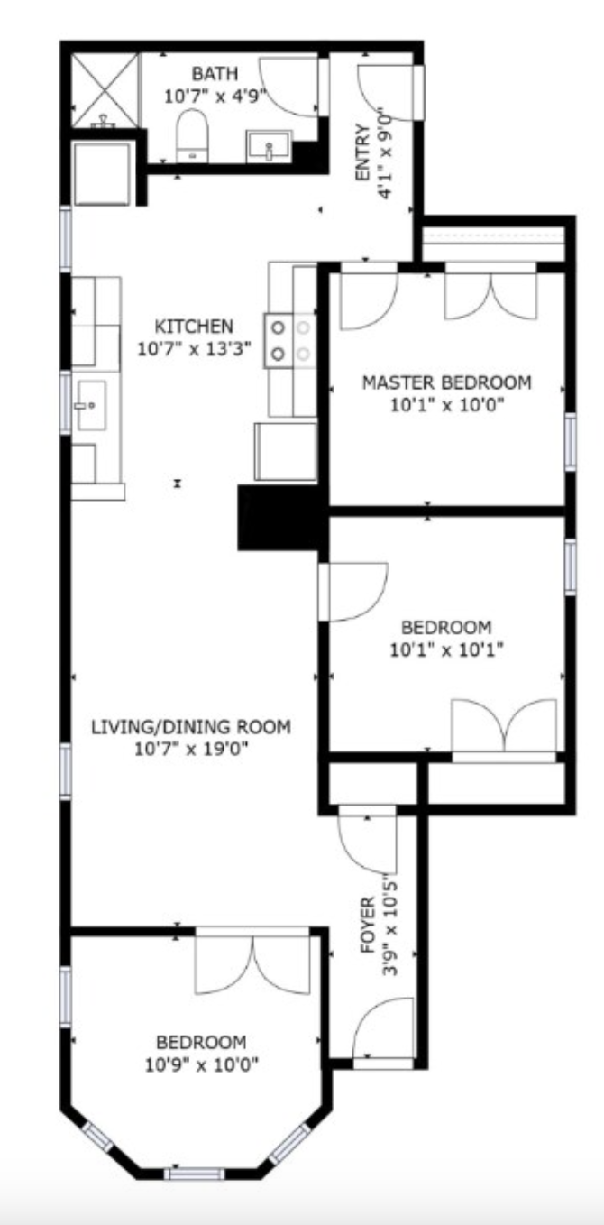 393 Washington St, Ward Two