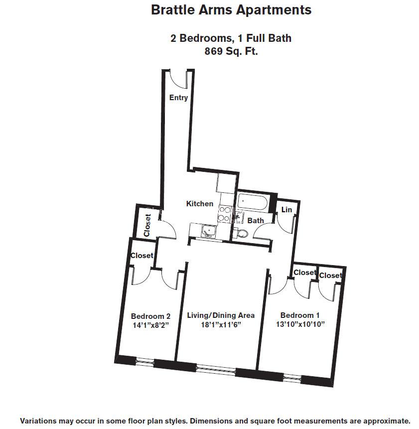 2 bed, 1 bath apartment for rent at 60 Brattle St Unit 604T, West Cambridge — photo 6 of 6