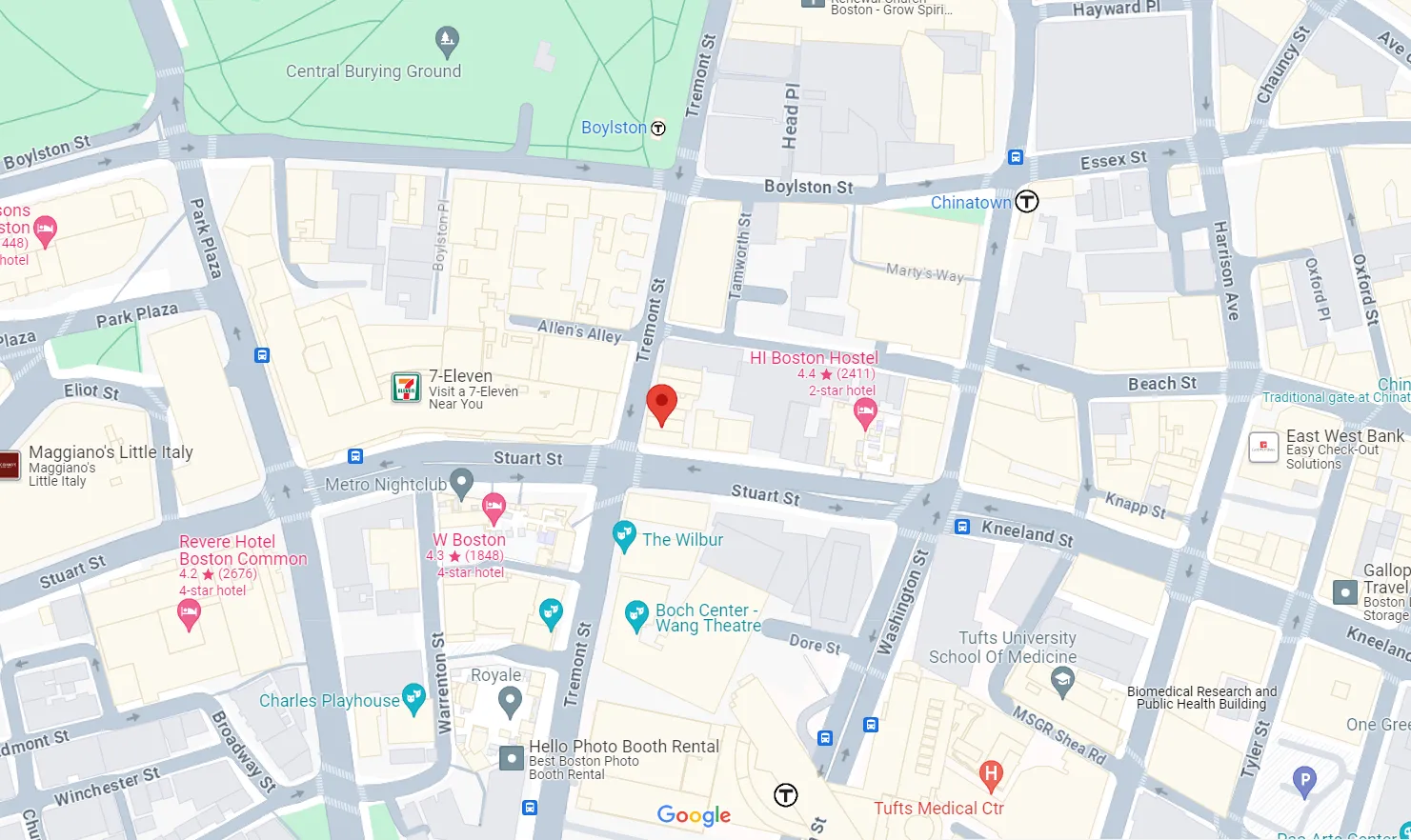 230 Tremont St, Downtown